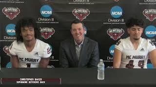 McMurry Football Press Conference vs Belhaven 11421 [upl. by Juan]