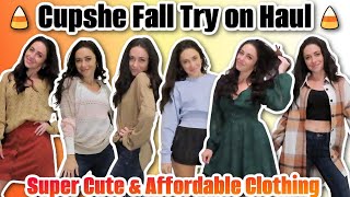 Cupshe Fall Try on Haul  Super Cute amp Affordable Clothing [upl. by Jeu771]