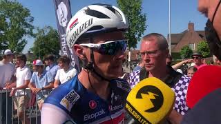 Yves Lampaert na BK “Wout van Aert en ik botsten op onze limieten” [upl. by Siloum]