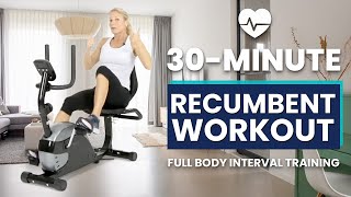 30Minute Recumbent Bike Workout [upl. by Cordeelia]