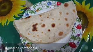 La piadina romagnola ricetta senza lievito e con poco strutto [upl. by Rehotsirk781]