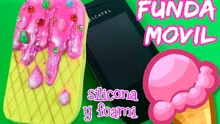 FUNDA movil o celular de SILICONA  Funda de HELADO [upl. by Dianuj978]