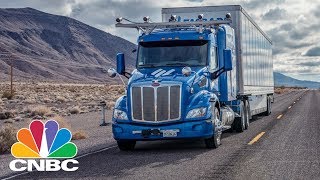 Embark Trucks SelfDriving Truck Drives From Los Angeles To Jacksonville  CNBC [upl. by Ecnal]