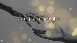 your sp wants to fix this ✨ subliminal for repair love  atonement warning highly effective [upl. by Yeh]