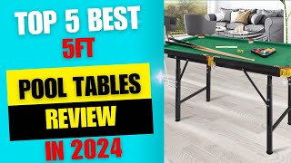 Top 5 Best 5ft Pool Table  Best 5 Foot Pool Tables Review [upl. by Rice]