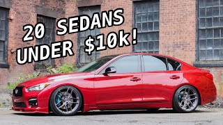 Top 20 Sport Sedans You Didn’t Know Were Under 10k [upl. by Hendren125]