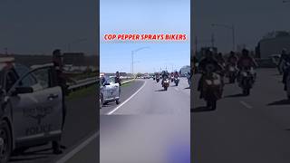 Officer Pepper Sprays a Group of Bikers [upl. by Isadora27]