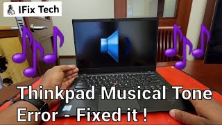 Lenovo Thinkpad Musical Tone Error at boot up  Black screen beeping error ❌ 💻 ❌ [upl. by Madancy]