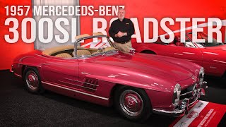 1957 MercedesBenz 300SL Roadster Steve Matchett Review  Mecum Monterey 2023 [upl. by O'Mahony882]