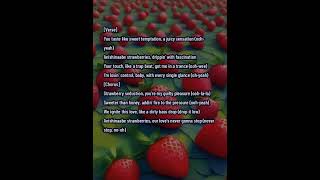 Nbiish  Strawberry Temptation  with lyrics [upl. by Eiduj]