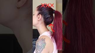 Yüksek at kuyruğu hilesi🥹 ponytail hairhacks hairstyle hairtutorial hair fyp kesfet explore [upl. by Knarf867]