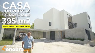 INCREÍBLE CASA con PUERTAS CORREDIZAS con ACABADOS DE PRIMERA  Obras Ajenas  Arq Diego Merlo [upl. by Gerhardine329]