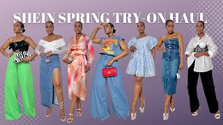 SHEIN SPRING TRYON HAUL 2023  What To Wear Now  KASS STYLZ [upl. by Adohr]