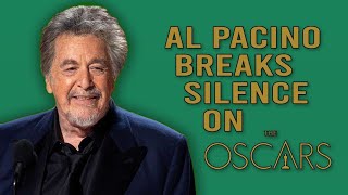 Al Pacino Statement on Oscar 2024 Infotainment HD [upl. by Alyahsal]