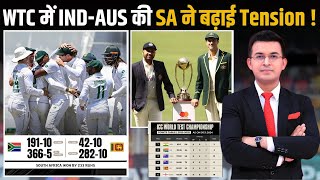 SA vs SL South Africa moves to No2 in WTC Points Table Africa ने बढ़ाई IndiaAustralia की Tension [upl. by Bbor763]