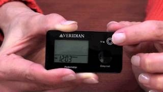 Veridian Pedometer 19005 Instructions [upl. by Eamon]