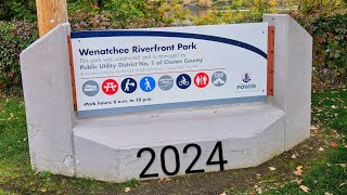 Wenatchee Riverfront Park Wenatchee Washington quotFall Colorsquot 2024 [upl. by Eikin]