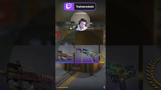 Trainwreckstv UNPACK INSANE KNIFE counterstrike twitchclips csgo gaming funny cs2 videoclips [upl. by Lattie]