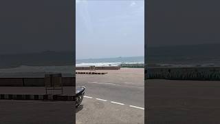 Visakhapatnam beach 🌊 looking like a wow 😳 [upl. by Naeroled]