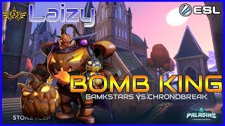 Laizy BOMB KING POV  Gankstars vs Chronobreak  ESL Go4Paladins Europe Cup 19 [upl. by Annahtur]