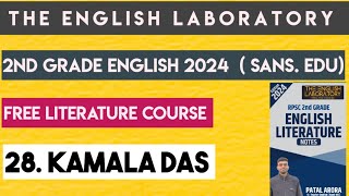 RPSC 2ND GRADE ENGLISH LITERATURE FREE COURSE । KAMALA DAS I BY PATAL ARORA [upl. by Asyal]