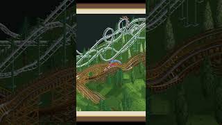 RCT2 Wooler and Weller Synchronized Wooden Roller Coasters [upl. by Hartill]