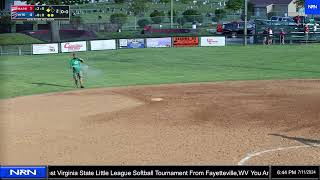 Hite Saunders vs Barboursville 2024 WV State Little League Softball Tournament SemiFinal 71124 [upl. by Ainsley683]