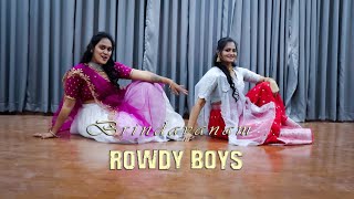 BrindavanamCover SongRowdy Boys KeerthiAnusha [upl. by Aitnwahs]