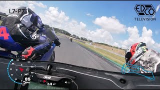 Onboard EDCO bike  Oschersleben 2024 Race 2 [upl. by Nerrol]