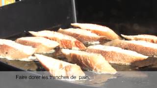 Recette simple  pain perdu à la plancha [upl. by Querida]