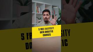 5 Free University Data Analytic Courses dataanalytics datascience [upl. by Yeniffit]