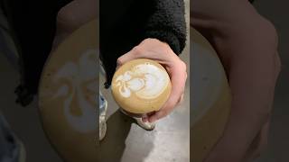 This is Cappuccino latteart cappuccino coffeeaddict shortvideo shorts fypシ゚ [upl. by Ravens]