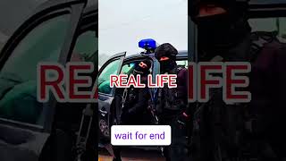 Real life vs game Life New video next level editing ffshorts freefire [upl. by Anafetse]