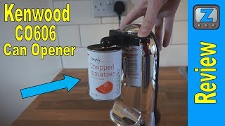 Kenwood CO606 Electric Can Opener Review and Demo [upl. by Ydnir]