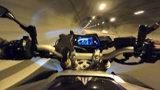 MT10 SP  263 kmh Top Speed İn Tunnel [upl. by Angus]