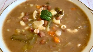 Sopa de feijão à portuguesa Receita tradicional deliciosa [upl. by Hsizan475]