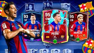 FC Barcelona  Best Special 2023 Squad Builder Lewandowski Pedri FC Mobile [upl. by Chelsie129]