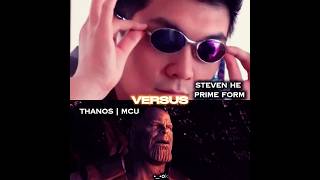 STEVEN HE VS THANOS edit marvel funny shorts music stevenhe [upl. by Mazonson321]