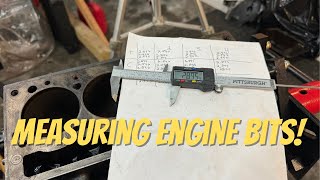 Measuring Engine Parts  Triumph Spitfire Restoration  Part 97 [upl. by Dranyar]