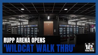 Rupp Arena Opens Wildcat Walkthru Store [upl. by Charley]