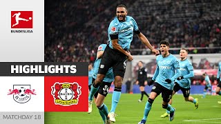 RB Leipzig  Bayer 04 Leverkusen 23  Highlights  Matchday 18 – Bundesliga 202324 [upl. by Milak]