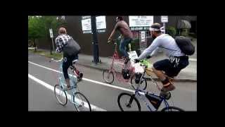 Portland Tall Bike Racing [upl. by Serrano]