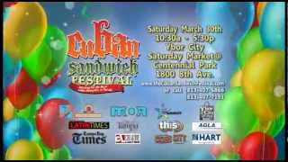 2nd Annual Cuban Sandwich Festival  English Commercial [upl. by Naj968]