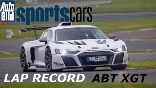 RECORD LAP Lausitzring 12576  ABT XGT  AUTO BILD SPORTSCARS [upl. by Linnette]