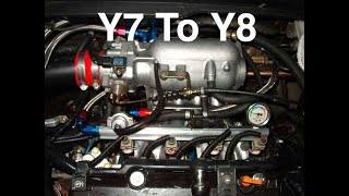 98 civic Y7 to Y8 intake mani swap [upl. by Laverna587]