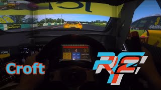 rFactor 2  Croft  Triple Screen Gameplay [upl. by Holt]