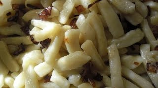 Grandma Matilda Cooking Traditional Hungarian Begyerő Potato Noodles [upl. by Viviane648]