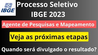 Pósgabarito Processo Seletivo IBGE 2023 Agente de Pesquisas e Mapeamento  Quando sai o resultado [upl. by Negam562]