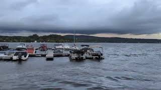 Stormclouds time lapse over Lake Memphremagog [upl. by Boaten]