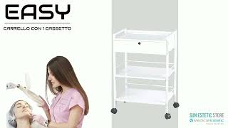 EASY CARRELLO ESTETICA 3 RIPIANI 1 CASSETTO [upl. by Arakal283]